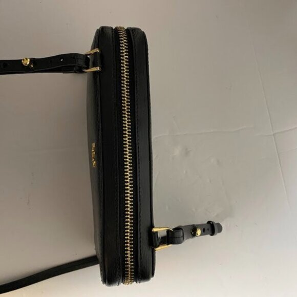 Lauren Ralph Lauren (LRL)Black Leather Women's Crossbody Wallet Clutch Small - Picture 16 of 16